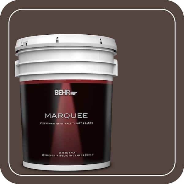 BEHR MARQUEE 5 gal. Home Decorators Collection #HDC-MD-13 Rave Raisin Flat Exterior Paint & Primer