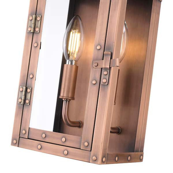 Acclaim Lighting St. Charles Collection 2-Light Copper Patina