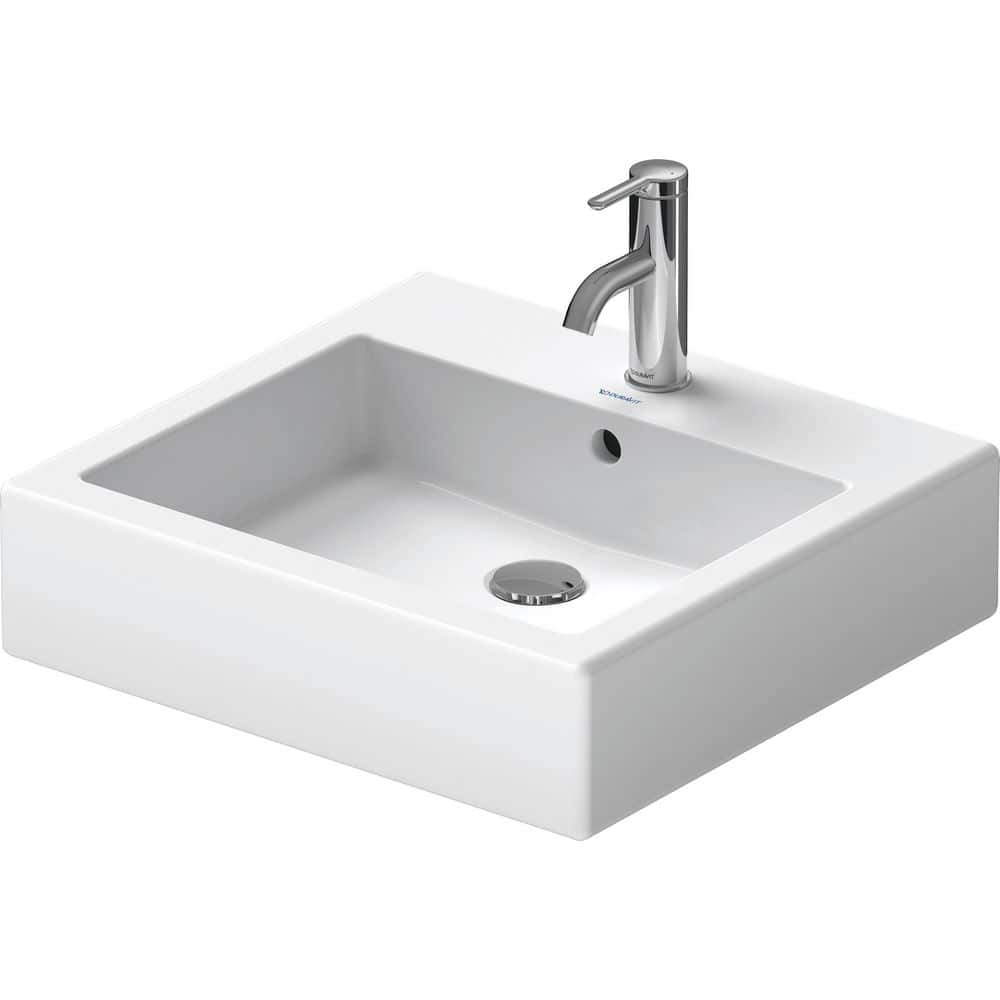 Plons Messing dans Duravit Vero 6.88 in. Sink Basin in White 0452500030 - The Home Depot