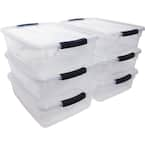 Rubbermaid Cleverstore 16 Quart Plastic Storage Tote Container with Lid (6  Pack), 1 Piece - Foods Co.