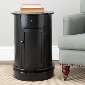 monica drum end table with storage