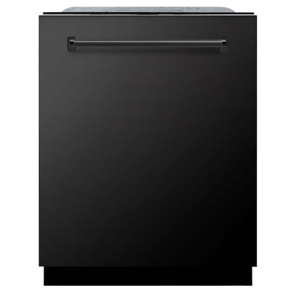 Monument Series 24 in. Top Control 6-Cycle Tall Tub Dishwasher with 3rd Rack in Black Stainless Steel