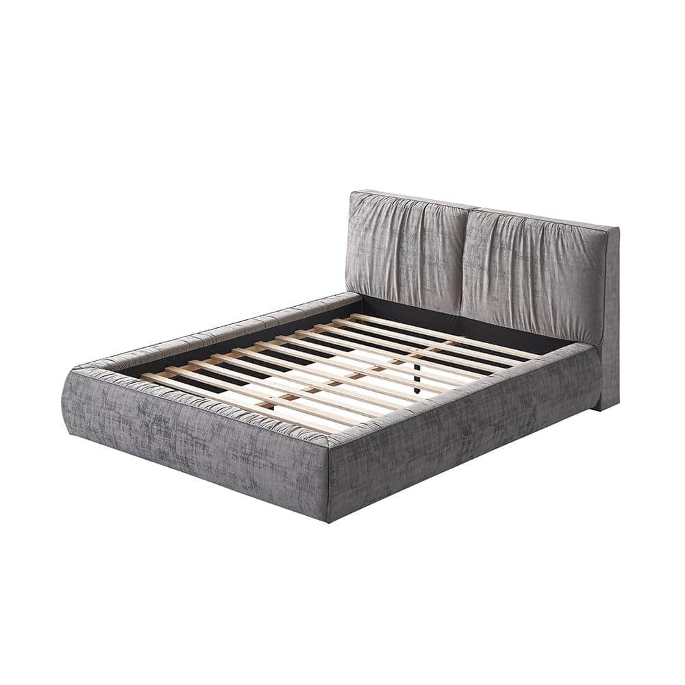 Acme Furniture Gray Wood Frame Queen Panel Bed
