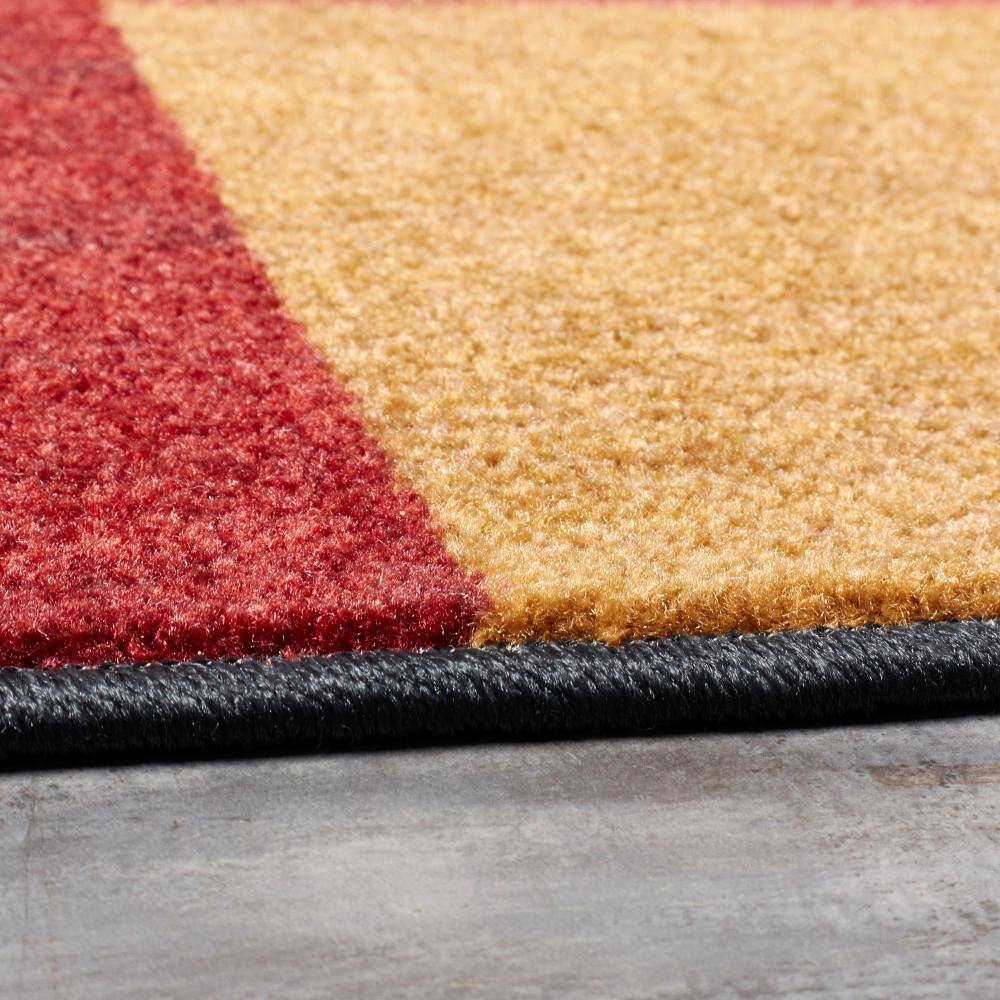 Alliance Multi Geometric Synthetic Rectangle Runner Rug