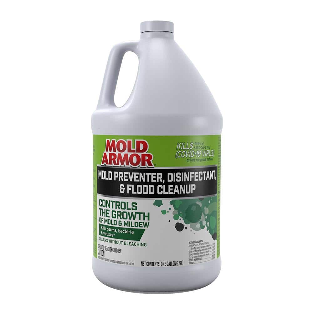 Mold Armor 1 gal. Mold Preventer, Disinfectant and Flood Cleanup FG550A The Home Depot