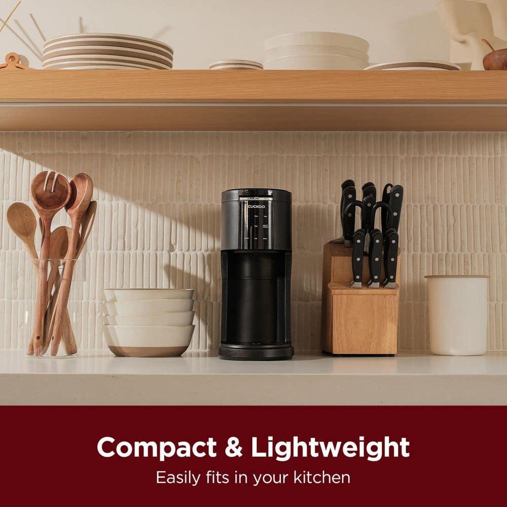 Cuckoo Electronics CCM-AK011B CUCKOO Electric 3-in-1 Coffee Maker Uses Ground Coffee/ K-Cup Pod / Loose Tea Leaves Single Serve Coffee Brewer and Tea Maker (CCM-AK011B)