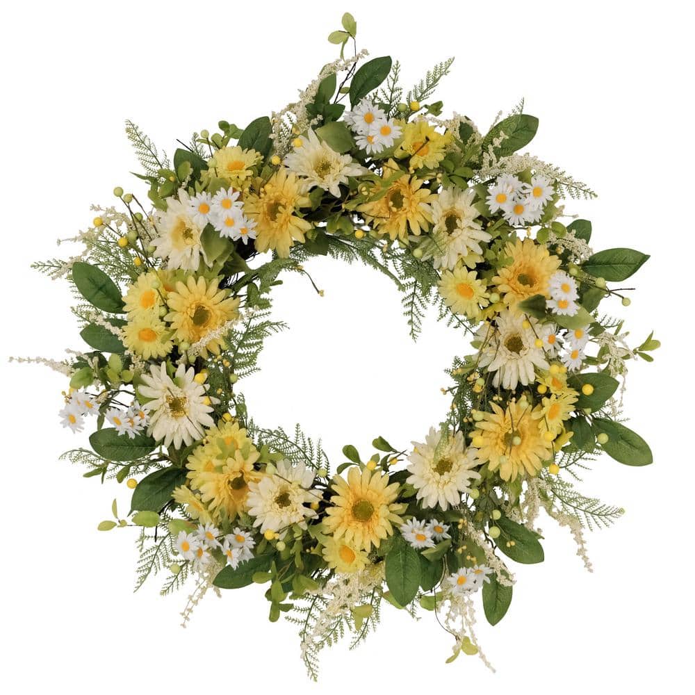 Puleo International 30 in. Artificial Chrysanthemum and Daisy