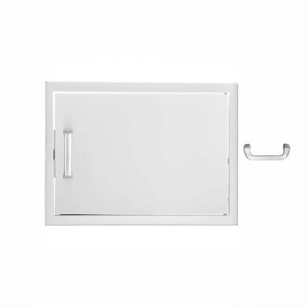 Signature 260 Series 24W x 16in. H Outdoor Kitchen Grill Island Stainless Steel Reversible Single Access Door w/ Handles