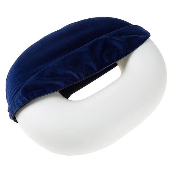 Bluestone Memory Foam 18 in. L x 15 in. W x 3 in. H Donut Seat Cushion