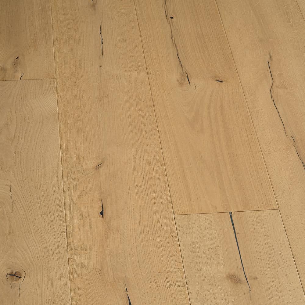 Biltmore French Oak 5/8 in. T x 9.4 in. W Tongue and Groove Wire Brush Engineered Hardwood Flooring (34.10 sq. ft./case) -  Malibu Wide Plank