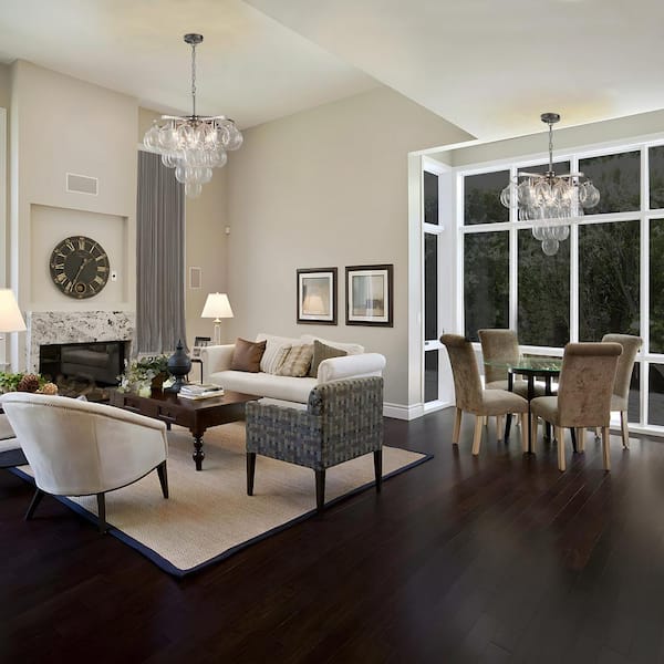 GoYeel Bublume 8-Light Brushed Nickel Modern/Contemporary Clear