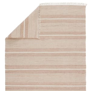 Kahlo Beige/Cream 10 ft. x 14 ft. Stripes Rectangle Area Rug