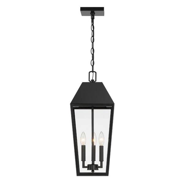 EasyLite 1-Light Black Outdoor Pendant Light 46508-HBT - The Home Depot