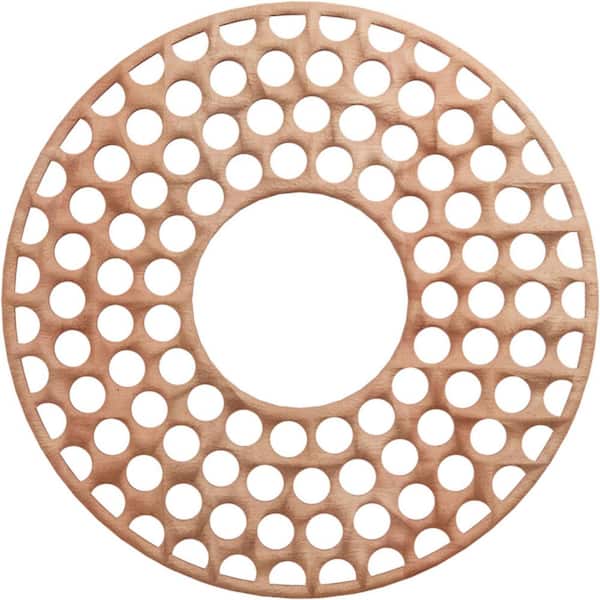 Ekena Millwork 0.375 in. x 7.25 in. x 20 in. Wood Medallion Moulding