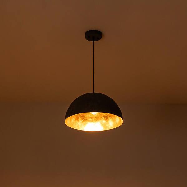 HUOKU PCover Modern Farmhouse 15.7 in. W 1-Light Dome