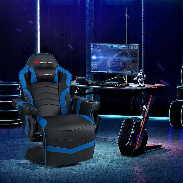 Costway Adjustable Faux Leather PC & Racing Game Chair & Reviews