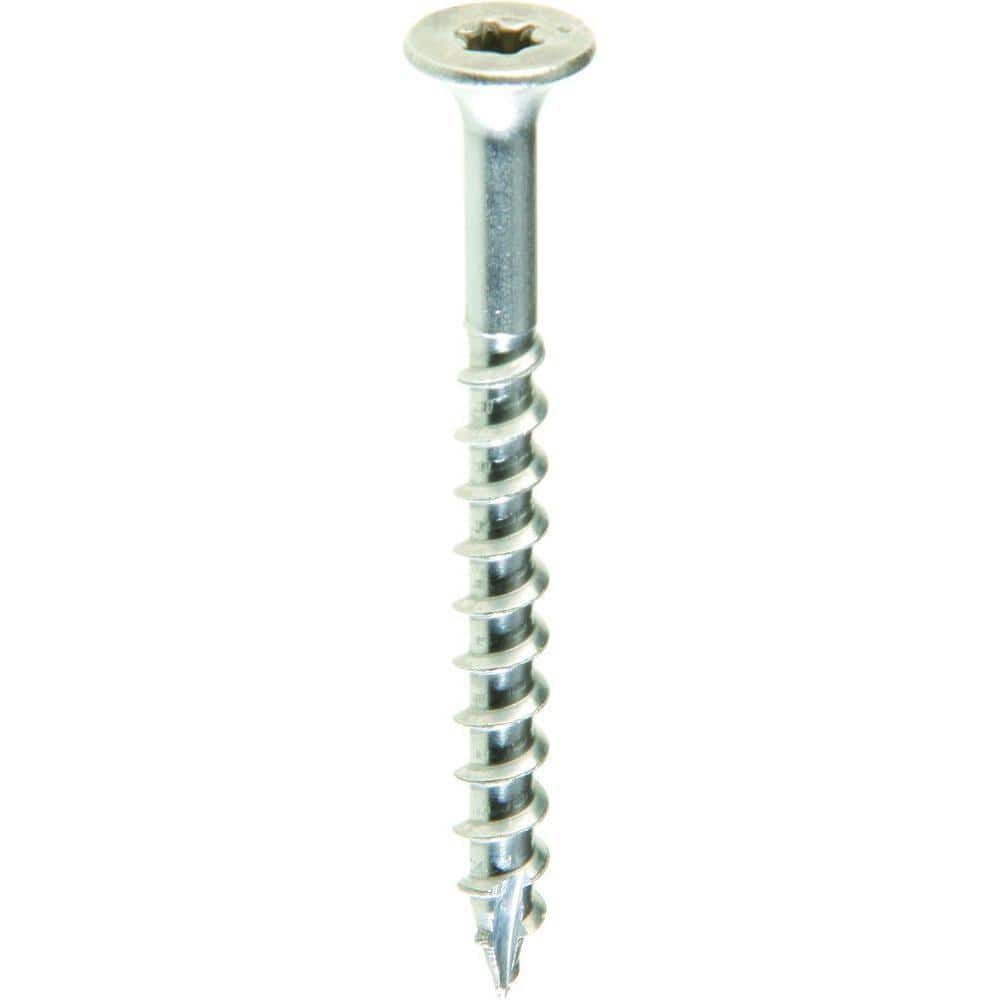 15 pcs Bugle Square Drive #8 X 3 Deck Screws Type 17 Point AISI 316 Stainless Steel 