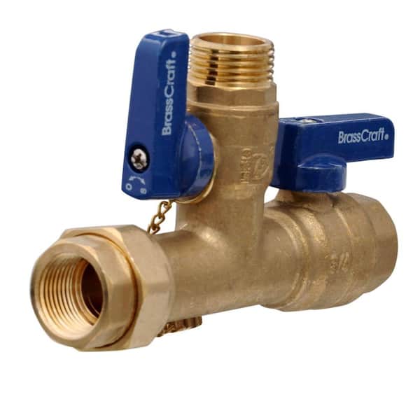 BrassCraft - 3/4 in. IPS x 3/4 in. IPS Tankless Water Heater Service Valves
