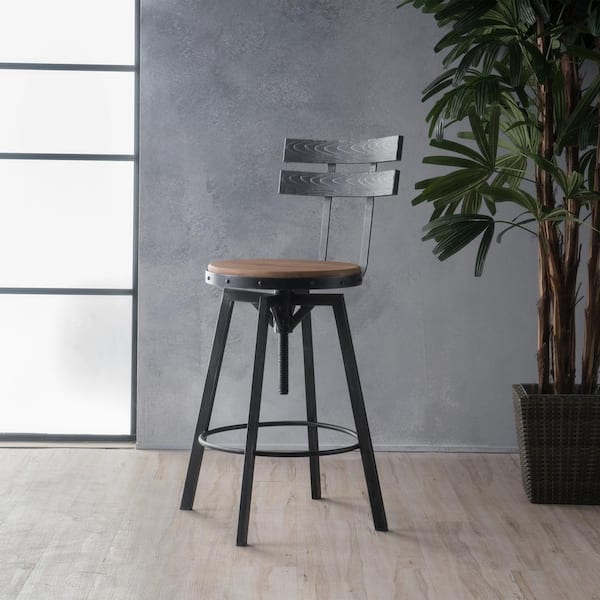 Sylvania swivel adjustable discount height bar stool