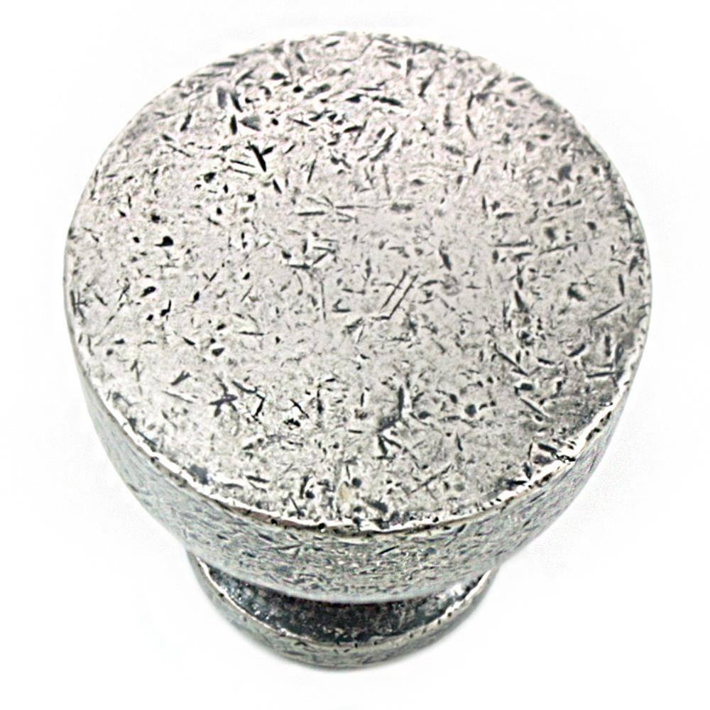 MNG Hardware 2 in. Distressed Pewter Precision Knob 85464 The Home Depot