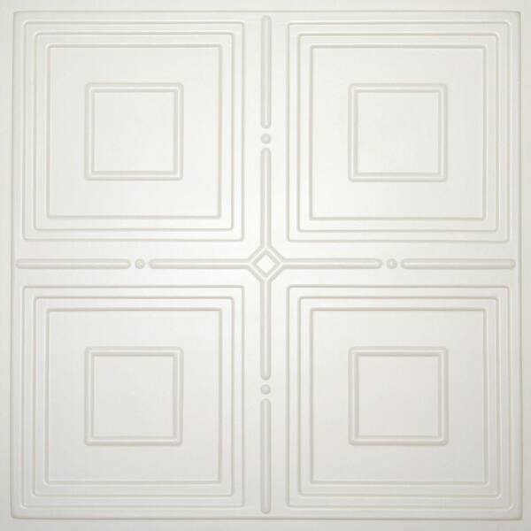 Ceilume Jackson Sand 2 ft. x 2 ft. Lay-in or Glue-up Ceiling Panel (Case of 6)