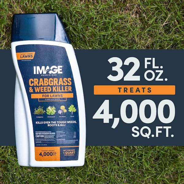 Image Crabgrass & Weed Killer - 32 Ounces