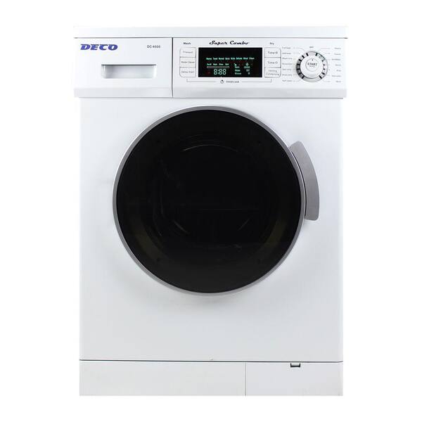 Deco All-in-One 1.57 cu. ft. Compact Combo Washer and Electric Dryer with Optional Condensing/Venting Dry in White