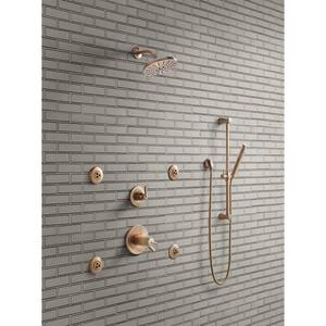 Champagne Bevel Subway 11.73 in. x 11.73 in. x 8mm Glass Mesh-Mounted Mosaic Tile (9.6 sq. ft. / case)