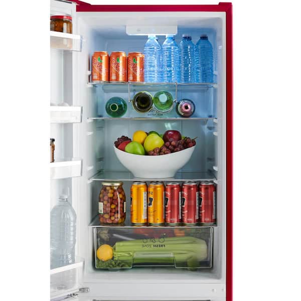 iio 11 cu. ft. Retro Frost Free Bottom Freezer Refrigerator