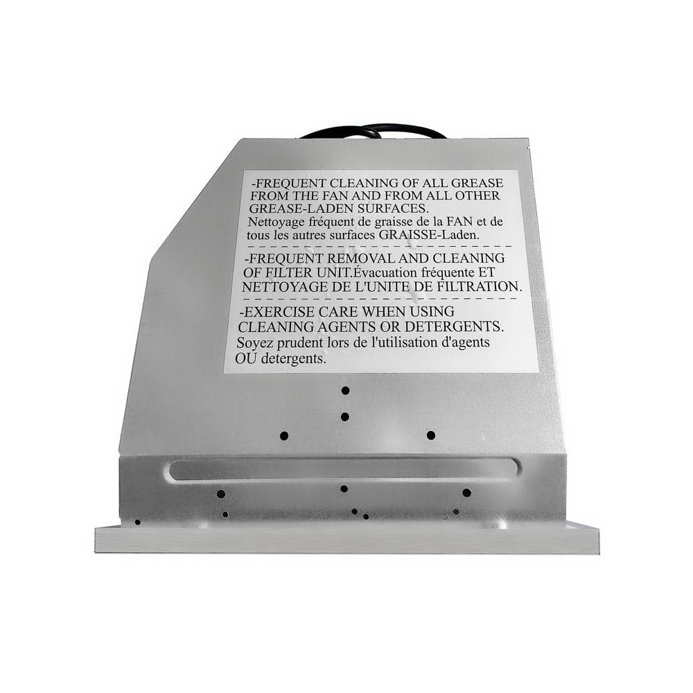Cosmo 30-Inch Stainless Steel Insert Range Hood with LED Lights