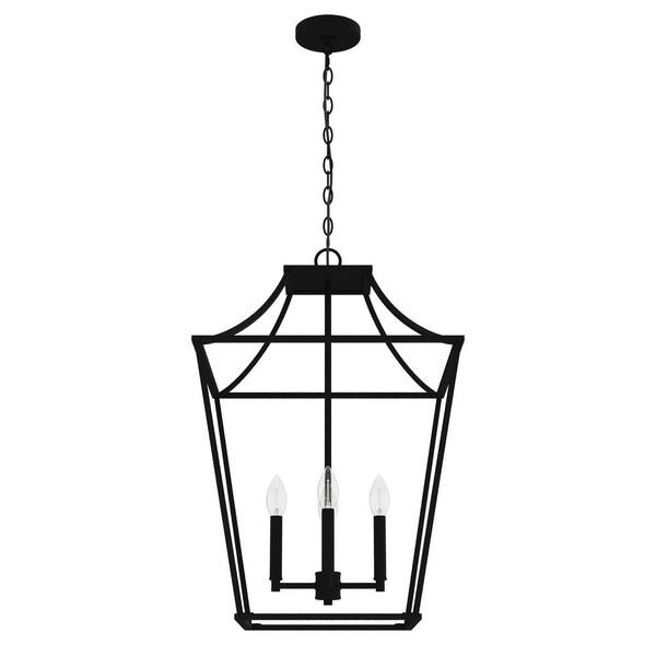 Hunter Laurel Ridge 4-Light Natural Iron Lantern Pendant Light