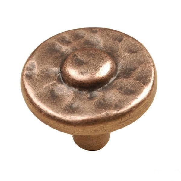 Laurey Nevada 1-3/8 in. Antique Copper Round Cabinet Knob