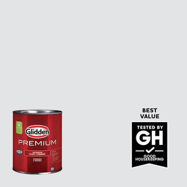 Glidden Premium 1 qt. PPG1169-1 Windswept Beach Flat Interior Latex Paint