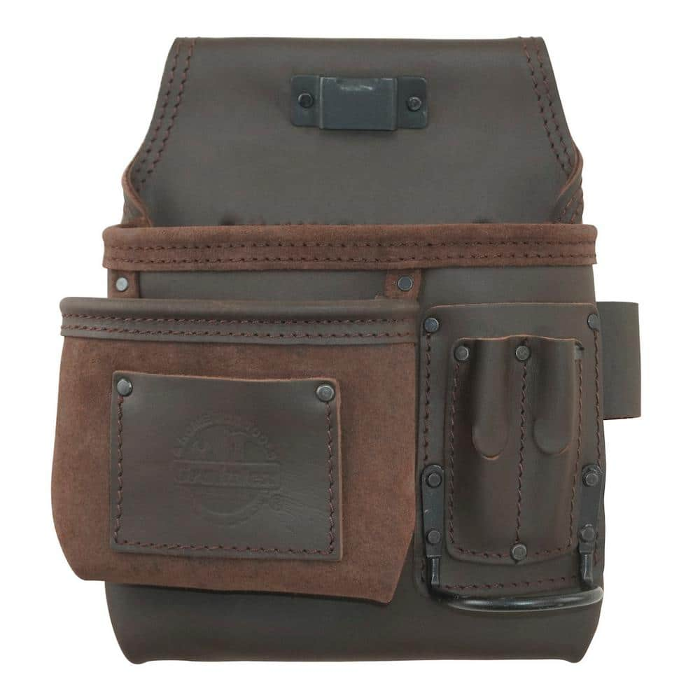 Ox Tools Drywaller's Tool Pouch | Oil-Tanned Leather