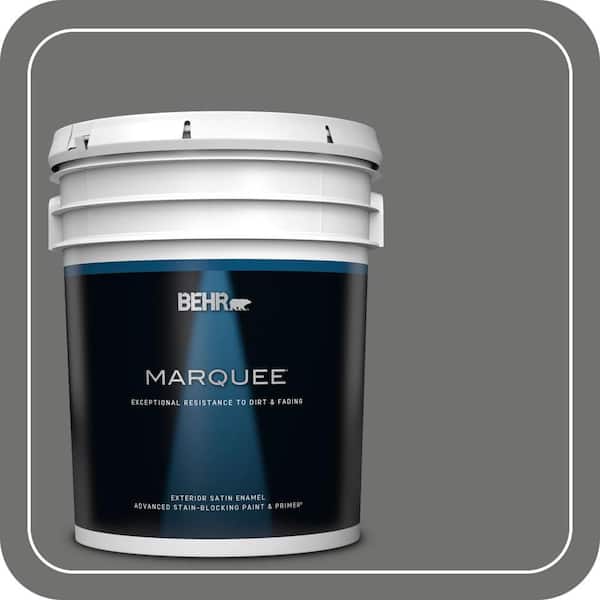 BEHR MARQUEE 5 gal. #MQ2-61 Magnet Satin Enamel Exterior Paint & Primer