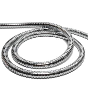 Stretchable 60 in. Replacement Hose for Hand Showers in Stainless Steel