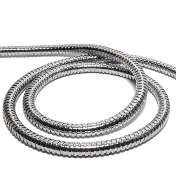 Hotel Spa Stretchable 60 in. Replacement Hose for Hand Showers in Stainless Steel