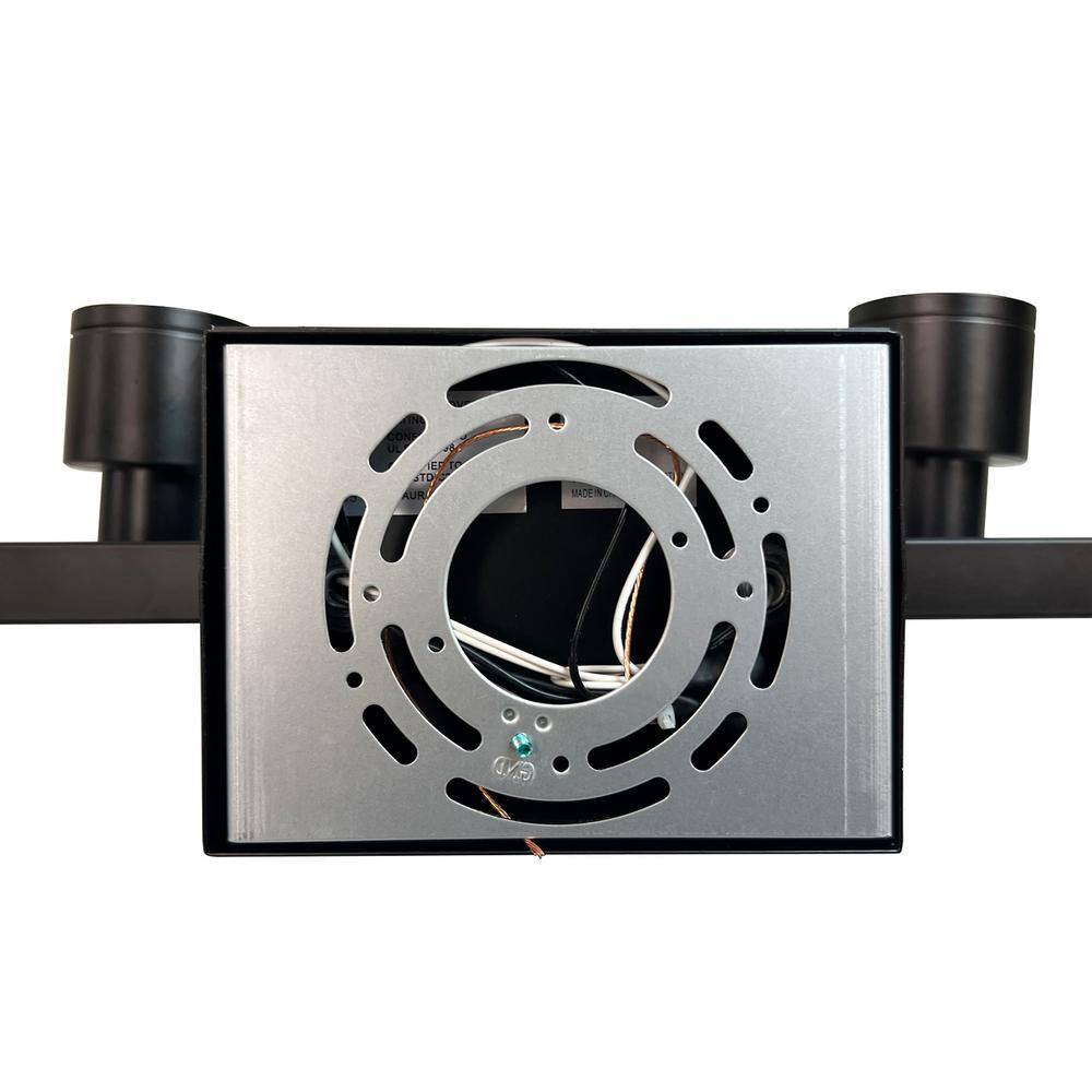 3 ft. Matte Black Adjustable 4-Light Track Lighting