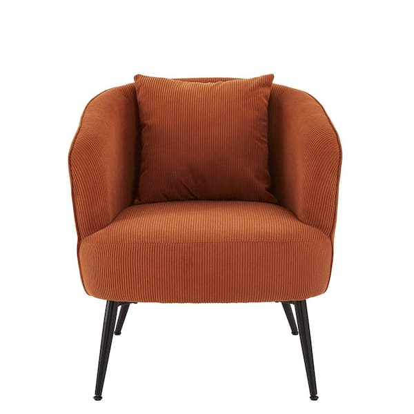 US Pride Furniture Chadern Cinnamon Brown Corduroy Arm Chair