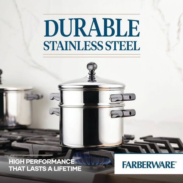 3qt Mini Stackable Stainless Steel Pressure Cooker Steamer Insert