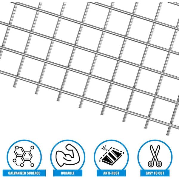 Fencer Wire 4 ft. x 100 ft. 16-Gauge Welded Wire Fence with 1 in. x 1 in. Mesh
