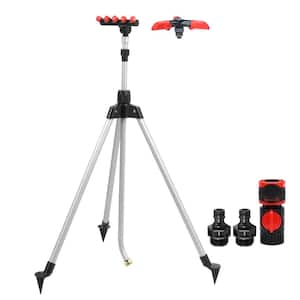 Revolving 6.69 in. Misting Cooling System on Tripod for Outdoor Patio adn Garden