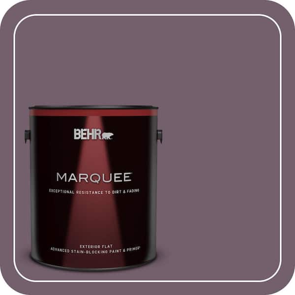 BEHR MARQUEE 1 gal. #MQ1-38 Smoked Mulberry Flat Exterior Paint & Primer