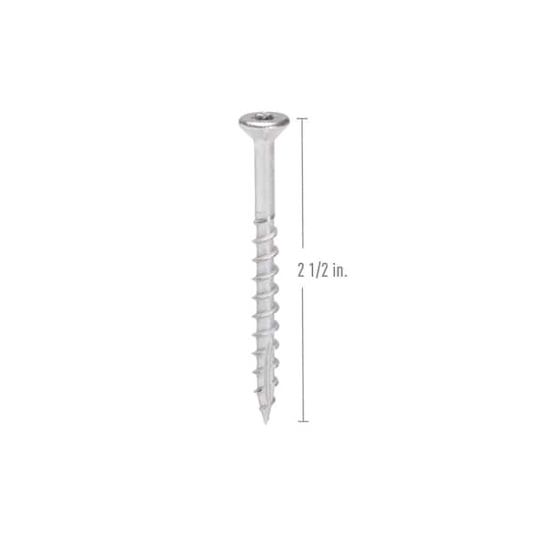 Grabber #10 x 2-1/2 in. Stainless Steel Star Drive Flat-Head Wood