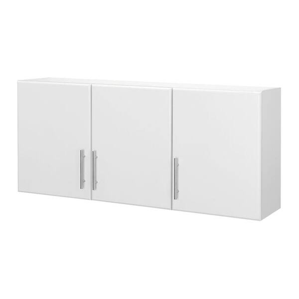 Hampton Bay 24 in. 3-Door Wall Cabinet in White