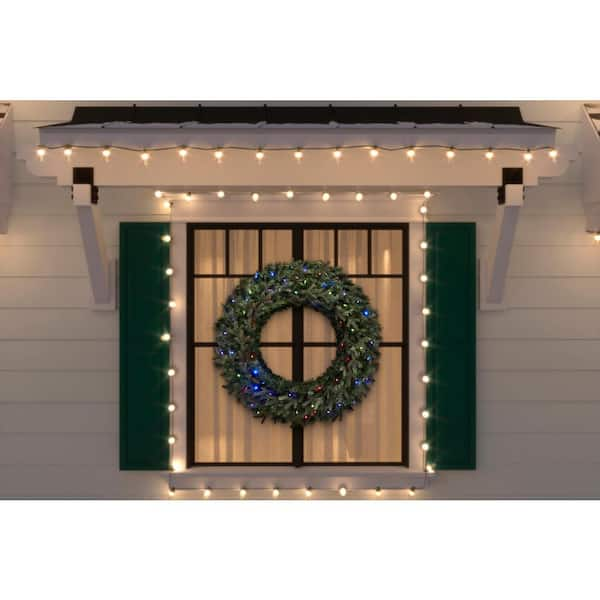 36 pre lit wreath battery operated