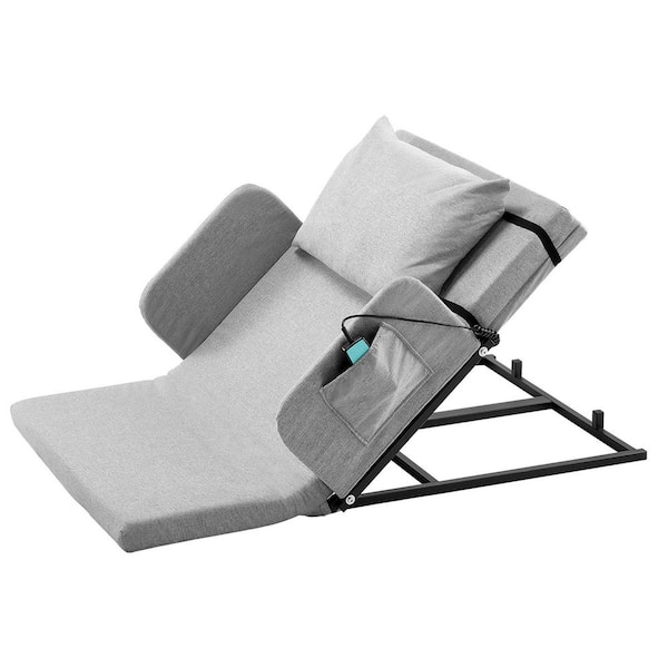 Electric Lifting Backrest for Bed, 300 lbs. Capacity, 4-68° Adjustable Lifting Bed Backrest, with Guardrail Armrest