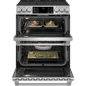 30 in. 4 Element Slide-In Electric Range in Stainless Steel with Convection Cooking