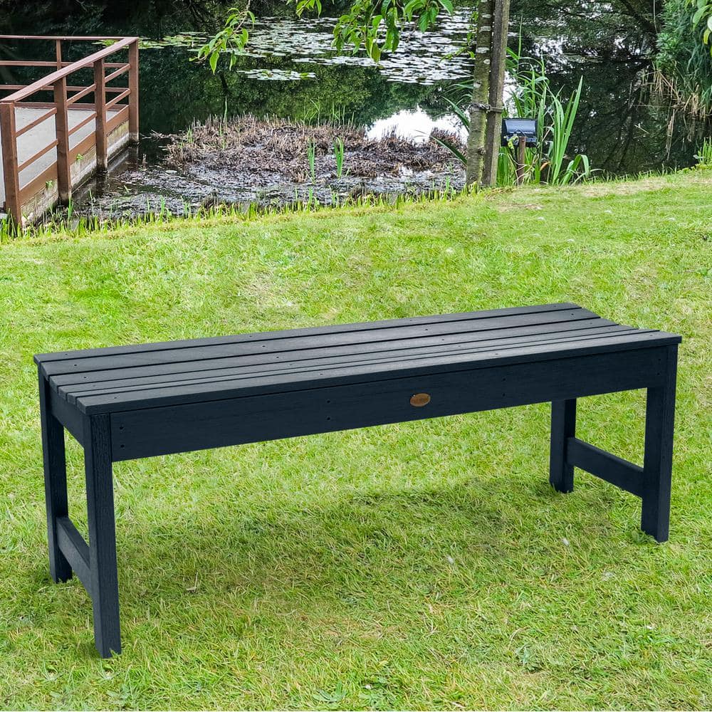 Lehigh Federal Blue 4ft Weatherproof Patio Picnic Bench