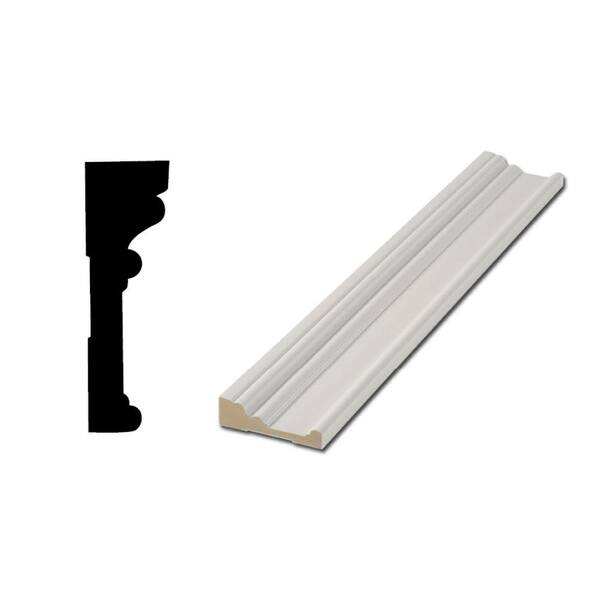 FINISHED ELEGANCE RB3 1-1/6 in. x 3-1/2 in. FEMDF Casing (5-Pieces)-DISCONTINUED
